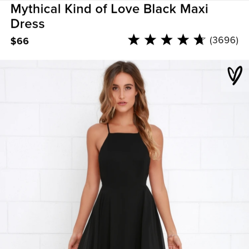 Mythical Kind of Love Black Maxi Bridesmaid Dress